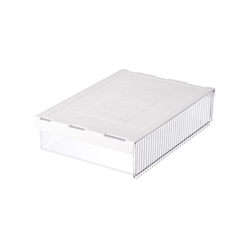 课抽桌下免打孔屉式收盒隐藏式笔筒办公杂文物收纳纳盒学生书桌具