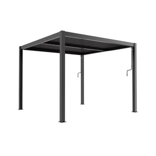 户外防雨凉亭别墅泳池智能电动伸缩折叠遮阳篷户外休闲铝合金凉亭