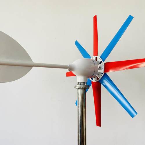 厂家直销新款100W-400W风力发电机水平轴风光互补路灯监控