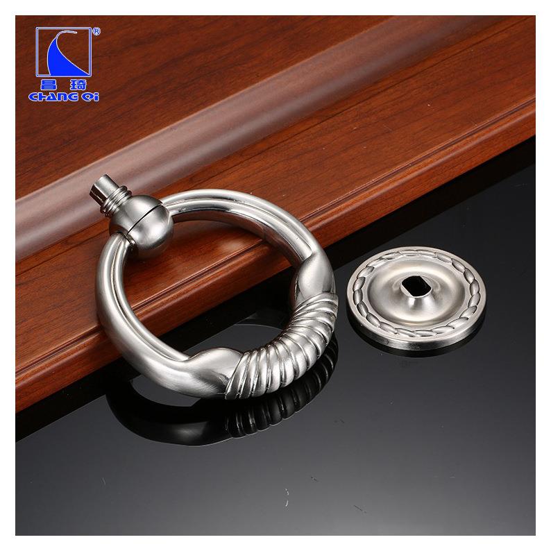 厂家欧式简约圆环敲门器锌合金敲门环3197