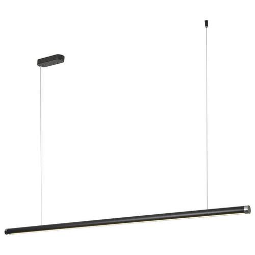 餐厅吊灯北欧风格led办公线条灯健身房饭厅吧台一字长条灯