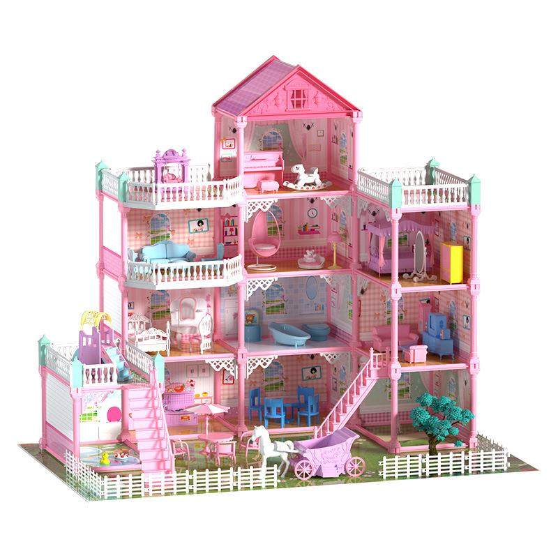 玩具送礼过家家玩具屋灯光拼装别墅女孩儿童玩具,玩具/童车/益智/积木/模型,过家家玩具,淘宝优惠券,粉丝福利购,淘宝优惠卷