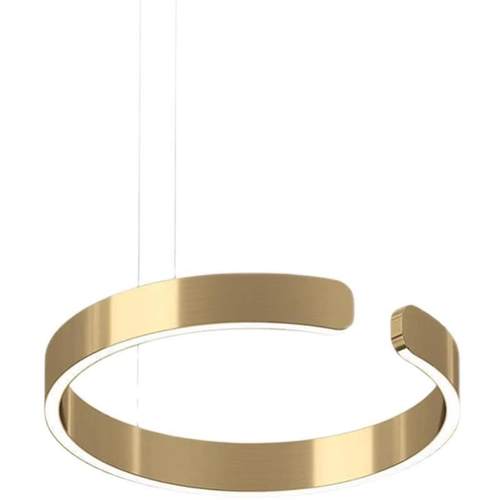 北欧现代简约客厅灯创意酒店展厅别墅装饰灯具圆环C形餐厅卧室灯