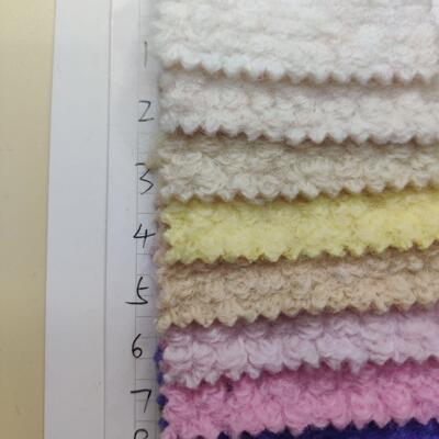 厂家现货60羊毛圈圈花呢羊圈绒呢韩圈绒布毛布粗纺面料优质