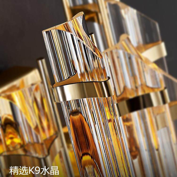 现代简约客厅奢华背景墙灯后现代创意大气卧室床头灯轻奢水晶壁灯
