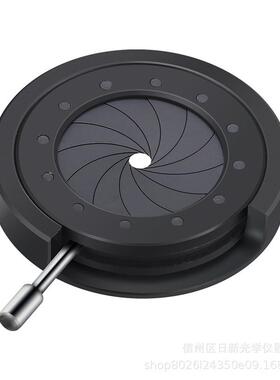 光圈模组一体光阑可调光阑SK20可变光圈光阑座放大缩小1-20MM