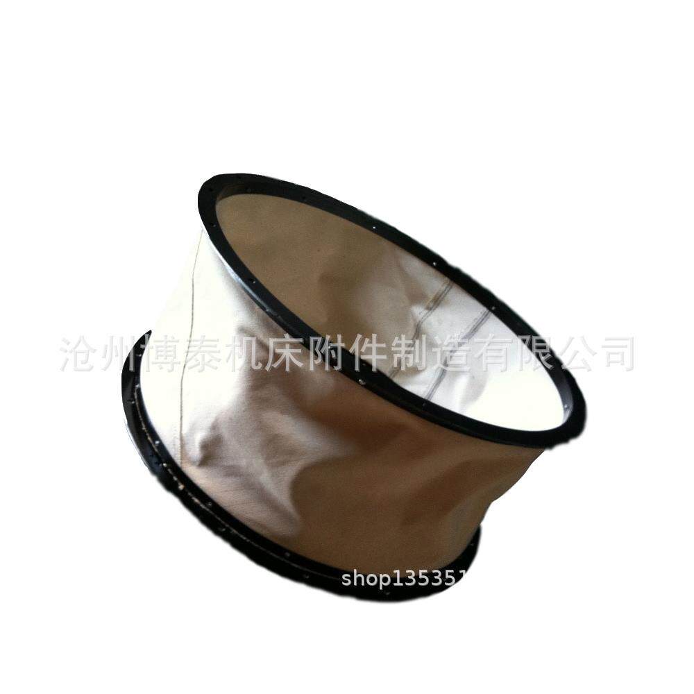 缝制耐腐蚀耐磨加厚帆布风机软连接绿色通风伸缩防尘罩