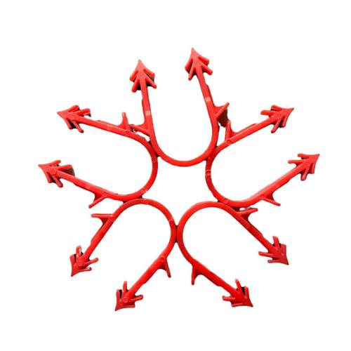 地暖安装卡扣U型地暖卡钉厂家塑料地暖管卡固定水暖管道卡钉