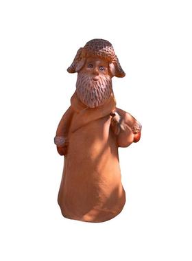 氧化镁ins叶可夫斯基复古做旧红陶色园艺花园装饰桌面摆件工艺品