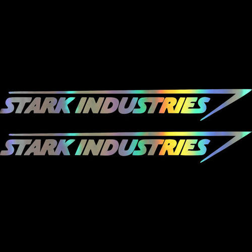 史塔克Stark Industries车身贴纸汽车反光贴纸摩托车贴后视镜贴