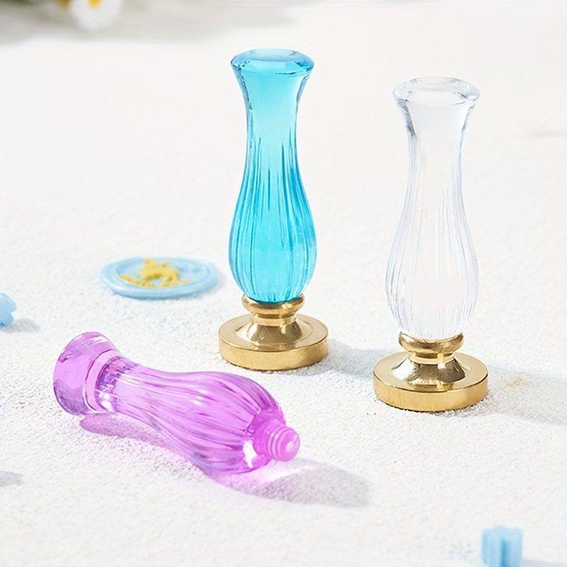 火漆印章手柄封口蜡印戳透明水晶手柄罗马柱手柄封工具配件厂家批,文具电教/文化用品/商务用品,印台,淘宝优惠券,粉丝福利购,淘宝优惠卷