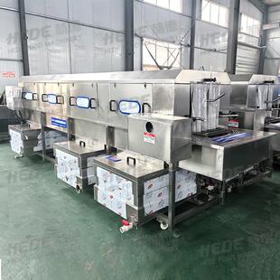 定制催芽箱育苗盘子清洗机 食品盘清洗设备 高温清洗风干一体机
