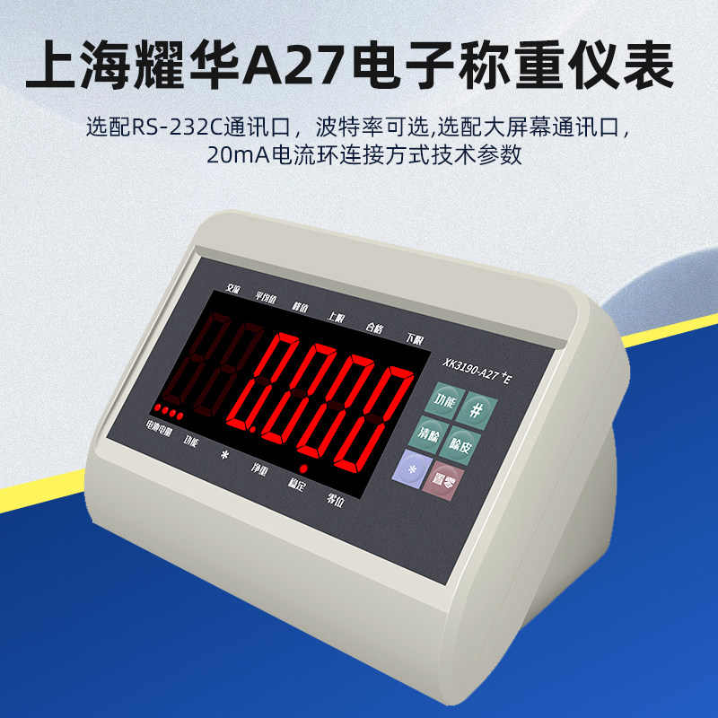 XK3190-A27+塑料外壳标配仪表图片