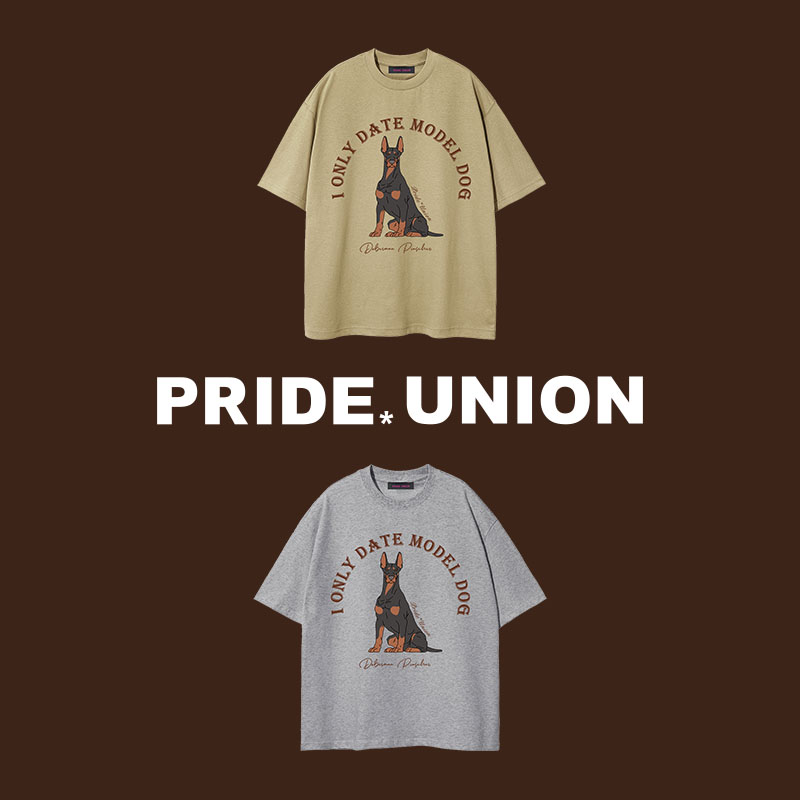 PRIDEUNION宠物系列杜宾中性T恤