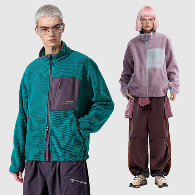 PRIDEUNION波浪纹户外运动夹克