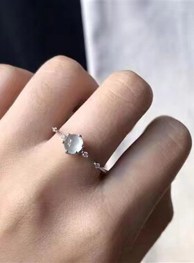新款白月光戒指女ins小众高级永