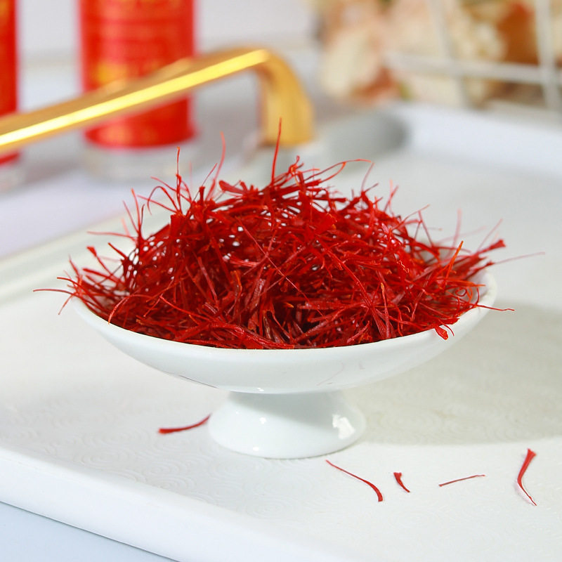 北京同仁堂朕皇藏红花圆丝国产藏红花原装1g瓶装现货可
