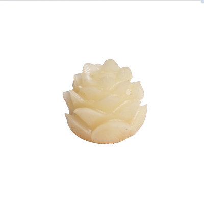 杰米白玉菩提根雕刻莲花JIEMIQIA