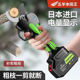 电动修枝剪无线锂电池充电式 进口新款 剪刀果树剪树枝粗枝园林剪刀