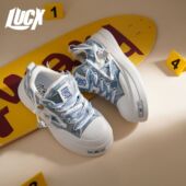 2025冬季 时尚 牛仔蓝经典 Lucx面包鞋 复古情侣款 板鞋 百搭厚底增高鞋