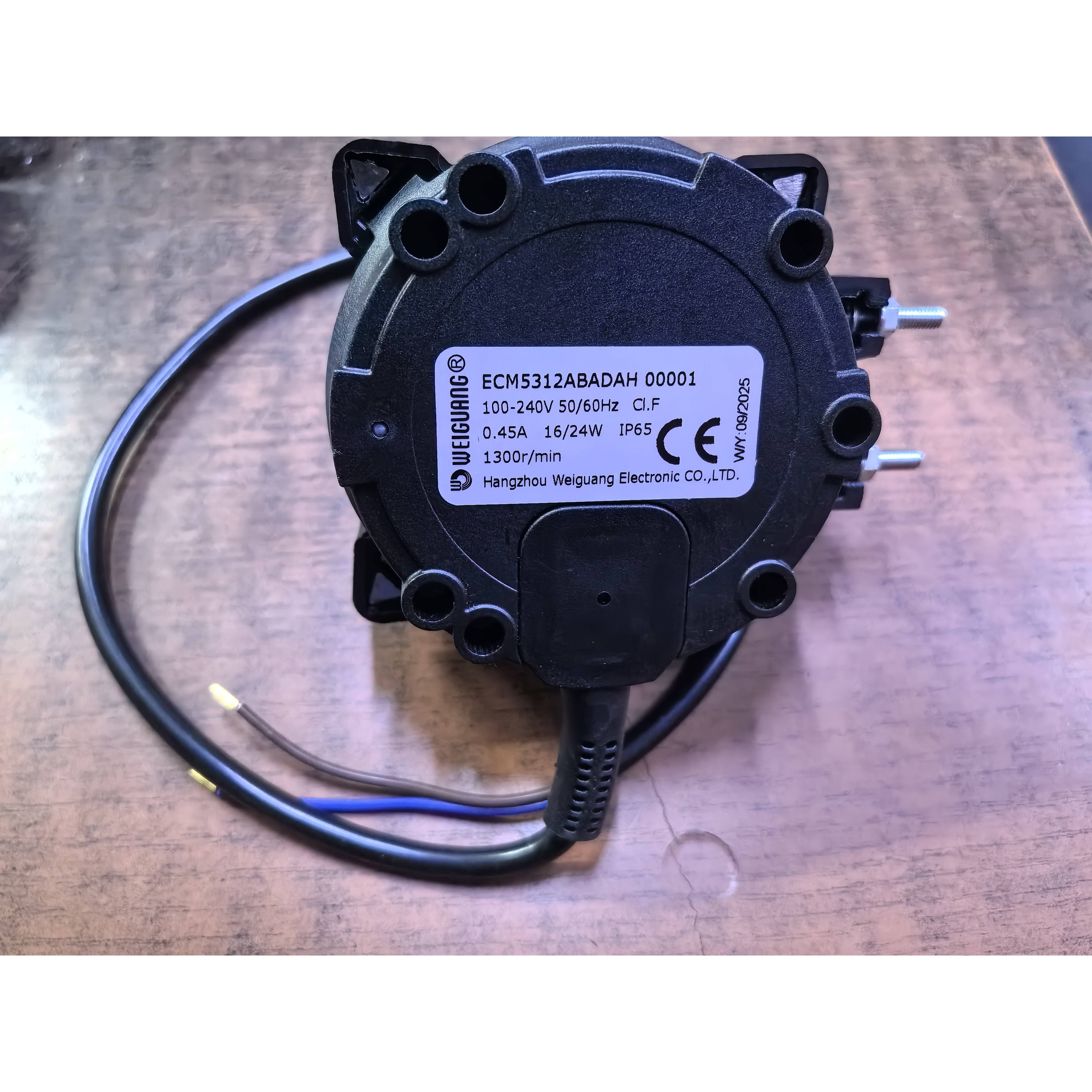 专业冷柜直流无刷电机ECM5312ABADAH00001防水电机微光现货库房发