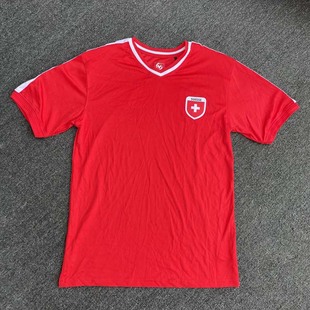 世界杯瑞士足球国家队运动 外贸球衣足球服 t恤男 包邮 速干短袖