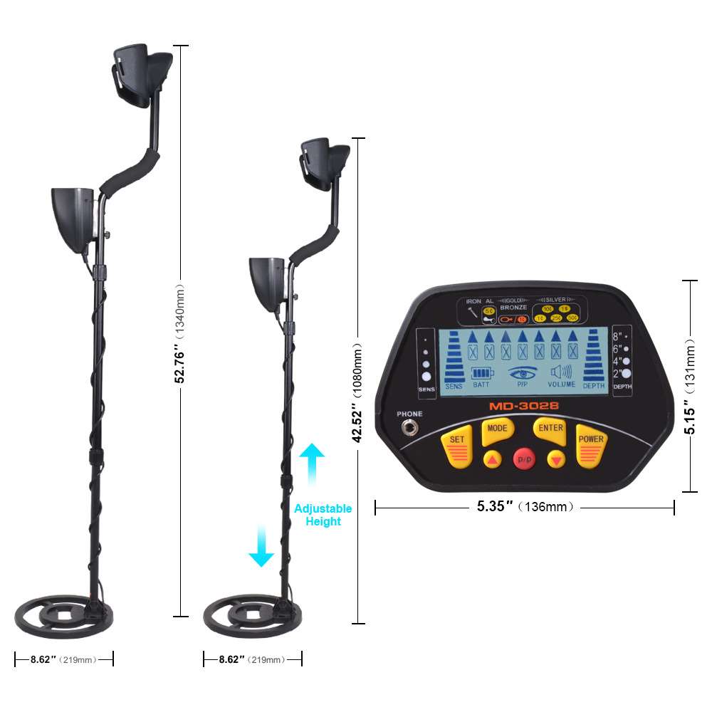 MD-3028手持式地下金属探测器野外古宅探测地下金银元铜钱寻宝仪