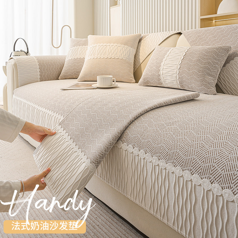 2025新款雪尼尔沙发垫四季通用防猫抓坐垫子复古固定防滑套罩盖布,居家布艺,沙发垫,淘宝优惠券,粉丝福利购,淘宝优惠卷