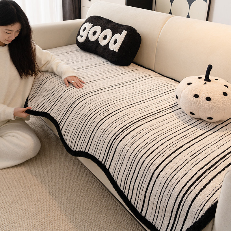 高级感沙发垫2025秋冬季新款直排一片式防滑异形坐垫四季通用盖布,居家布艺,沙发垫,淘宝优惠券,粉丝福利购,淘宝优惠卷