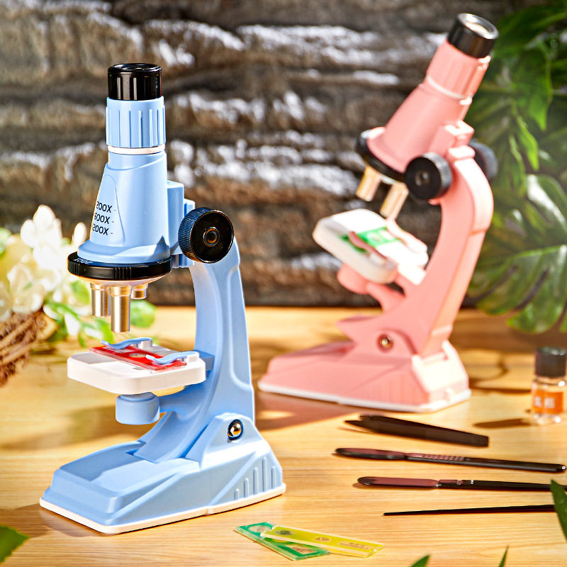 光学显微镜儿童科学1200倍玩具stem实验套装小学生专用六一节礼物