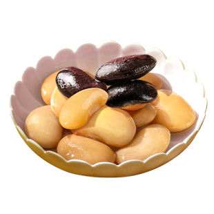 御食园白芸豆黑花芸豆500g北京特产豆类制品小吃零食年货送礼品盒