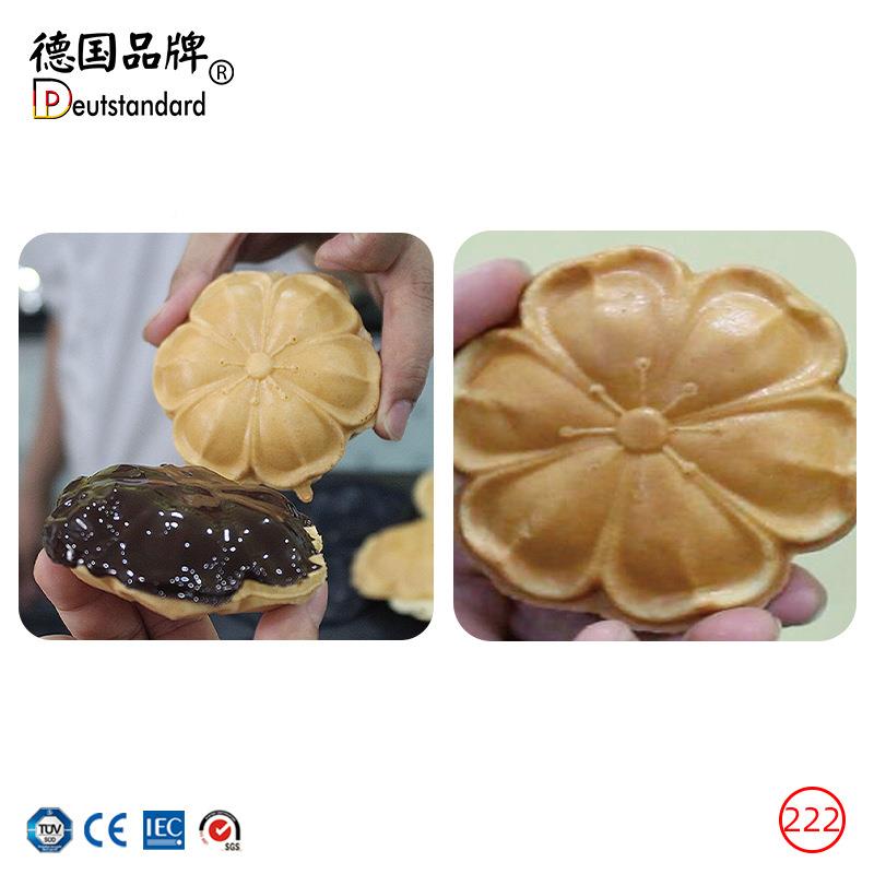 华夫饼夫机商用TOU樱花夹馅华饼花设备电饼档樱烧樱花烧烧夹馅樱
