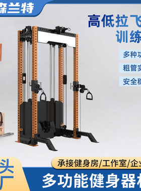 rep综合训练架史密斯飞鸟龙门架卧推深蹲力量多功能训练架