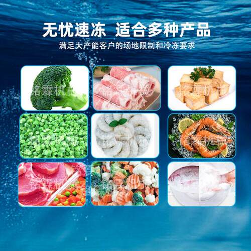 大型食速冻设338面备圆旋式速冻机粉全自动低温螺螺旋速冻机