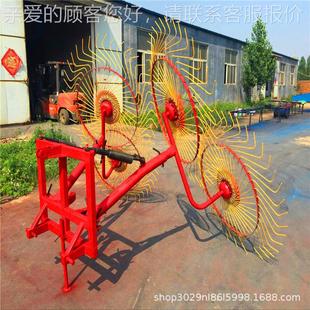 机 拾草 地草瓜秧搂机 八盘花生秧草搂机427指盘式 牵引式