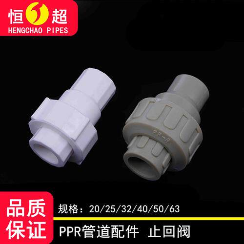 PPR止回阀止逆阀20 25塑料配件逆止阀32 40 50 63ppr水管管件配件