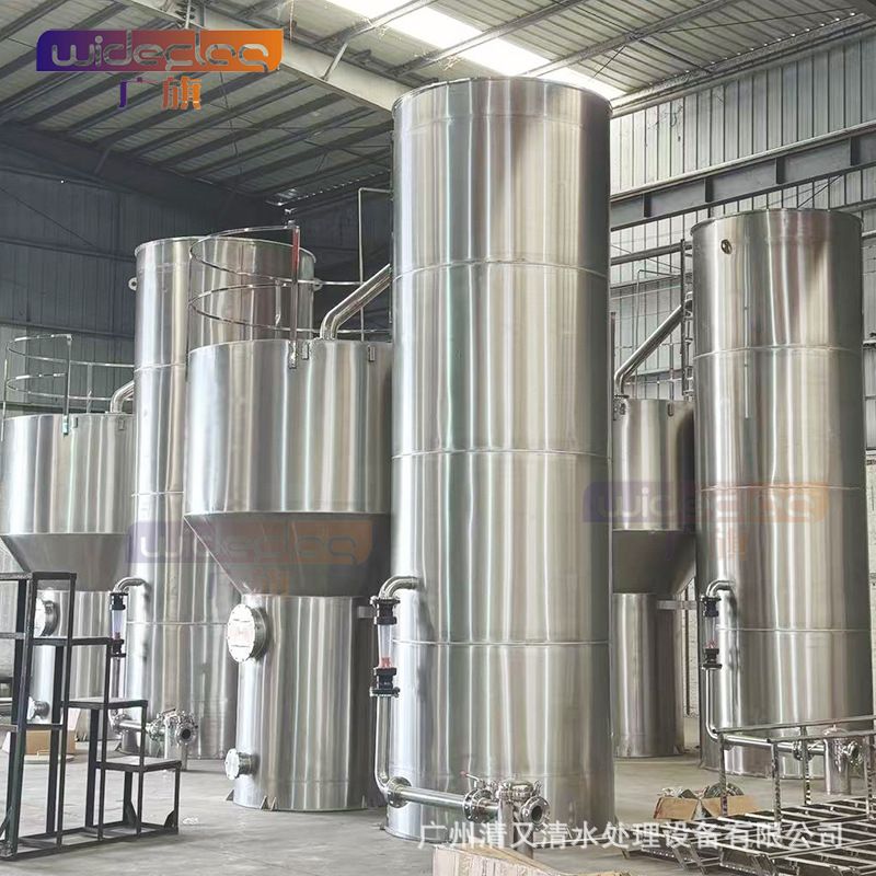 圆形重力式一体化净水设备加药微涡絮凝反应沉淀无阀过滤消毒全套