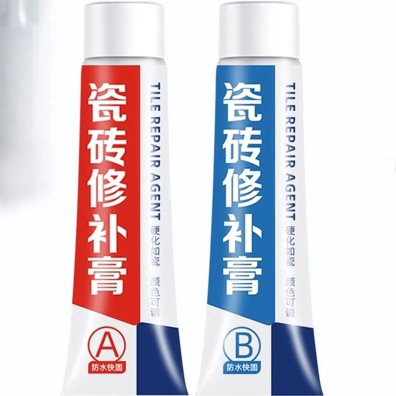 瓷砖修补剂岩板釉面大理石可调色遮丑补洞修复膏裂缝坑洞地板砖胶