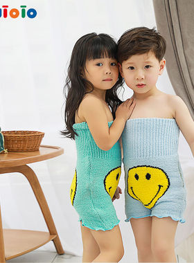 2019卡通腰护肚子护肚脐双层半边绒短裤保暖