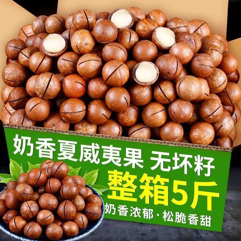 【五斤装净重批发】夏威夷果新货奶油大颗粒坚果炒货腰果零食年货,零食/坚果/特产,夏威夷果,淘宝优惠券,粉丝福利购,淘宝优惠卷