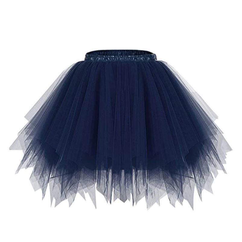 半身蓬蓬纱裙裙撑公主风蓬蓬裙绿色黑色白色不规则童网纱红色穿女