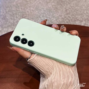 精准孔镜头全包适用三星s26ultra手机壳新款液态硅胶软外壳s25ultra保护套软糯橡皮擦肤感简约商务抗指纹男女