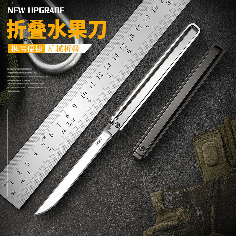 折叠刀全钢材高硬度锋利机械小刀