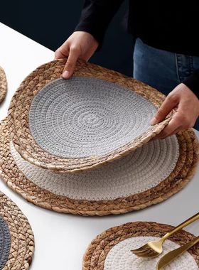 Placemat Pad Coasters Kitchen Table Mats rattan coaster