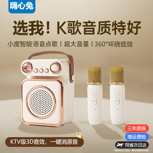 音箱话筒一体家庭ktv儿童玩具