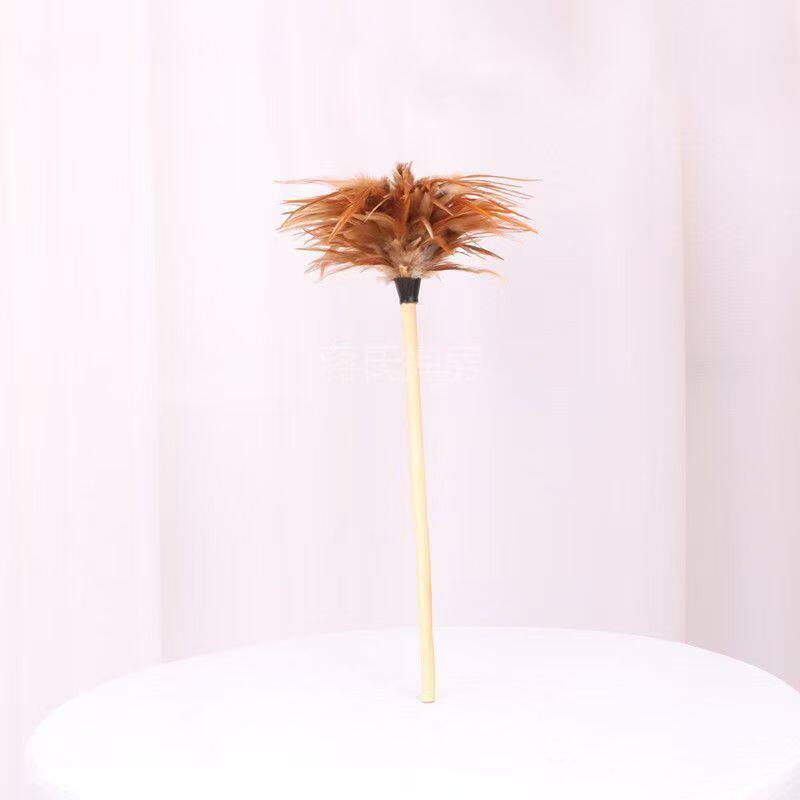 自产自销真鸡毛掸子打扫