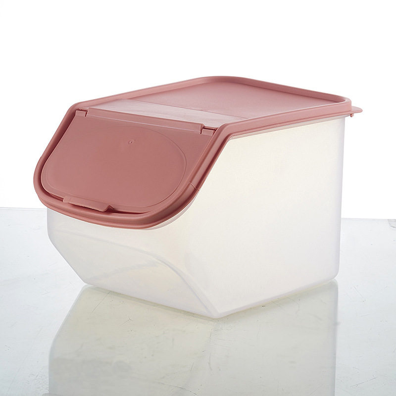 透明食品级PP小号米桶防