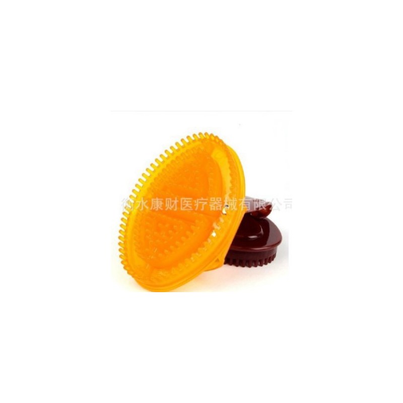 博美按摩刷经络刷刮痧腿
