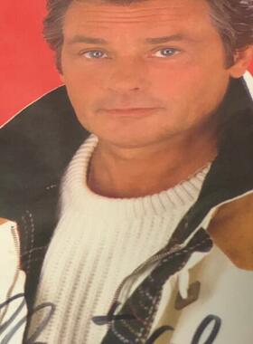 阿兰·德龙 Alain Delon 亲笔签名 佐罗实拍 16