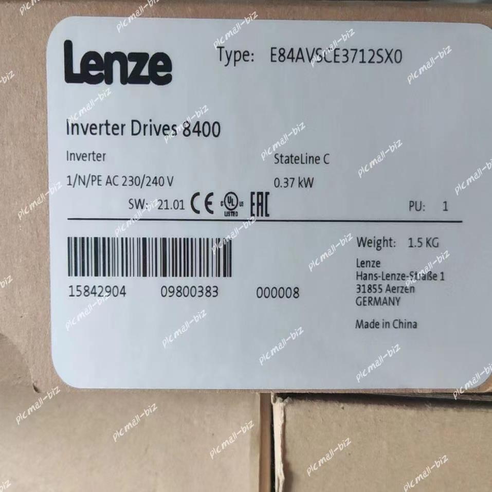 供应原装E84AVSCE3712SX0 0.37 千瓦变频器